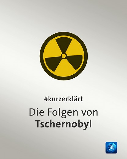 Die Folgen der Nuklearkatastrophe von Tschernobyl vor genau 35 Jahren sind bis heute bemerkbar. | tagesschau