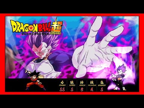 Vegeta (full transform) with Hakaishin / Mega instinct & NEW MOVES! - Mugen JUS download + stages