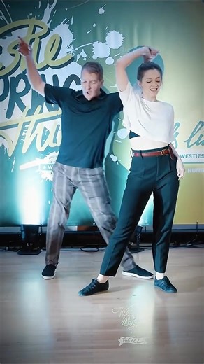 Chuck Brown & Lauren Jones >> West Coast Swing - Improvised 👌👌#westcoast #wcs #dances #swing #socialdance #random #viral #learnontiktokph | Dance WCS