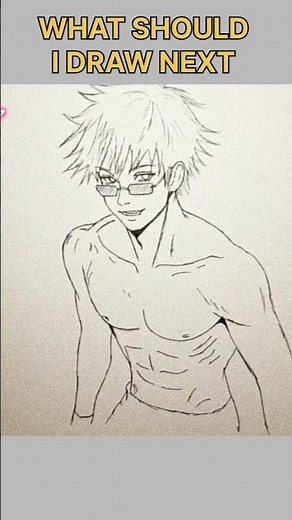 gojo drawing full body