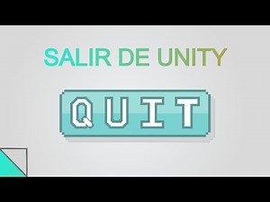 Como salir de Unity con un Botón [Tutorial]