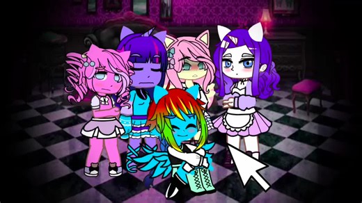 pt. 2 DONT LET IT FLOp😮‍💨 #fluttershy #rarity #pinkipie ##twilightsparkle #rainbowdash #mylittlepony #fy #gacha #viral