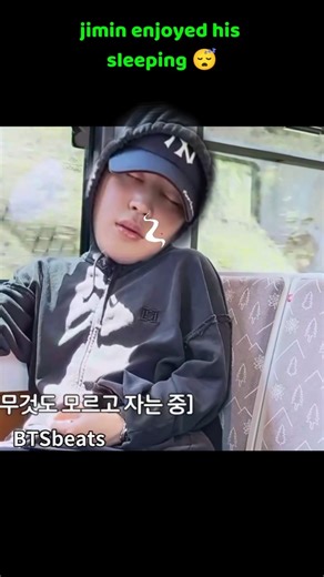 jungkook enjoying travelling but jimin enjoyed his sleeping 🐣 #bts #shorts #btsbeats