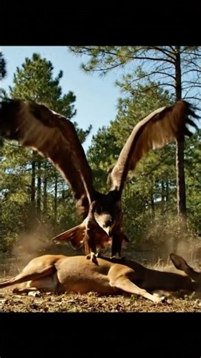 Eagle vs Deer | National Geographic Style Wildlife Hunt in 8K Ultra HD