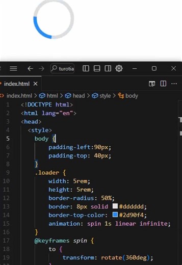 Creating loading progress bar with html css no icon or JavaScript #tutorial