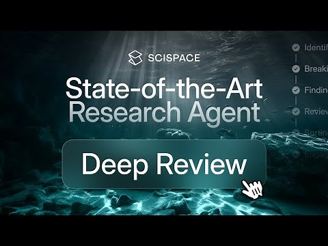 Introducing: Deep Review by SciSpace