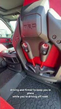 Toyota Tundra TRD Pro | Seat Gauges?