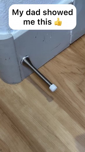 This Door Stop Trick from My Dad Will Blow Your Mind! 🔥 #lifehack #security #DIY