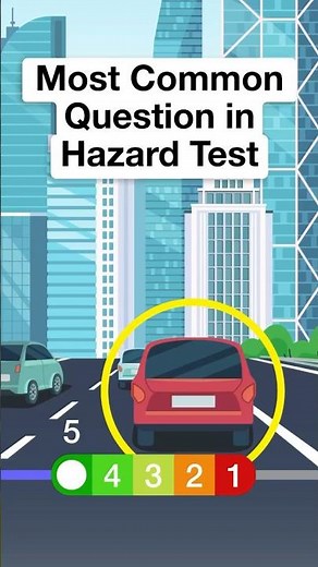 Practice Hazard Perception Test 2024 | Most Common Question in Hazard Test #theorytest