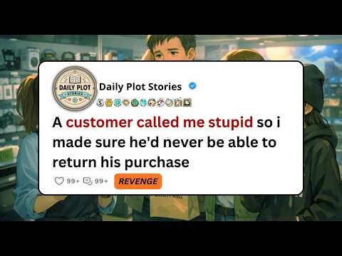 A customer called me stupid so i made sure he'd never be able to return his purchase| Reddit Stories