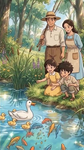 Peaceful Riverside Living: A Ghibli-Inspired Day in Nature
