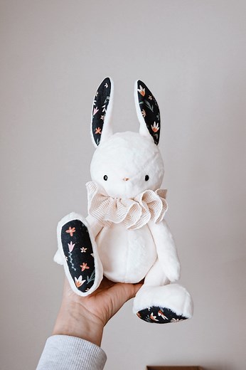 Plush Bunny Sewing Pattern and Instructions - Etsy