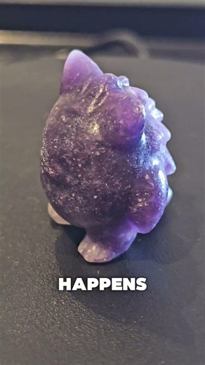 The Secret Mineral in Gengar! 💜 #pokemon #Lepidolite #CrystalHealing #Gengar #pokemontcg