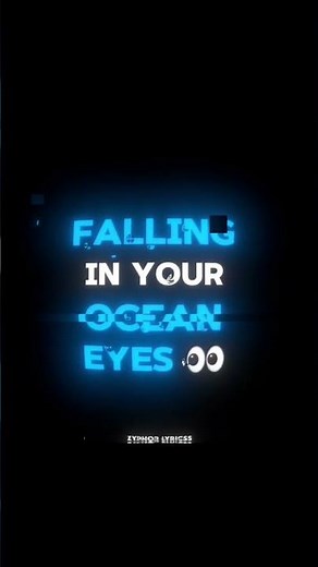 🎵 Ocean Eyes 🌊 | Lyrics Edit | Aesthetic Music Video ‪@Fantasy_Aesthetic-117‬