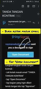 TUTORIAL Tanda Tangan Kontrak via DigiSigner