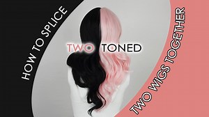 17K views · 626 reactions | It's surprisingly easy to make a two toned wig, and this video will show you how to do it! This method works for any style you need~ We thought we'd pay respect to our girl Melanie Martinez and make her hair as an example. You can make the look at home with our Hestia in Fusion Vanilla Pink and Black: https://www.epiccosplay.com/hestia-fusion-vanilla-pink.html https://www.epiccosplay.com/hestia-black.html | Epic Cosplay Wigs | Facebook