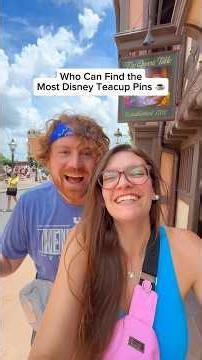 Who Can Find the MOST Disney Teacup Pins 🍰✨ #disneyworld #waltdisneyworld #disney #disneyparks #wdw