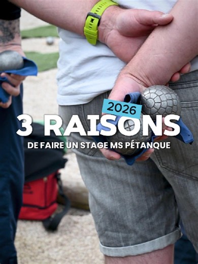 On te donne 3 raisons de participer à nos stages de pétanque 🫳 1️⃣ Progresser rapidement avec les conseils de grands joueurs 2️⃣ Découvrir la fabrication des boules 3️⃣ Ambiance conviviale & défis entre les participants ! 📍 Lieu : 15 rue Lavoisier, 52800 NOGENT (siège MS Pétanque) 📆 Réserve la date de ton choix avec Zvonko Radnic, Claudy Weibel ou Michel Loy sur bit.ly/stagesMS ! #mspetanque #petanque #stagepétanque #intiation #perfectionnement #nogent #hautemarne