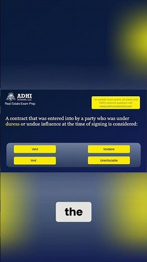 Contract Validity - Void vs Voidable Explained Simply