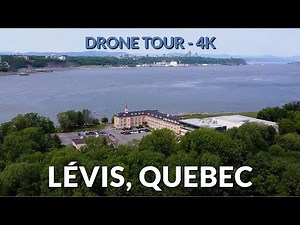 🇨🇦 Lévis, Quebec: A Spectacular Aerial Adventure! 🚁✨ 4K Drone Footage 🛩️