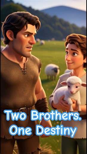 🎬 CAIN & ABEL — BIBLE STORY (PIXAR 3D)YouTube Shorts Series | PART 1 — “The First Brothers”#share