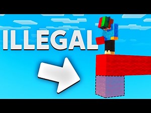 Minecraft's ILLEGAL Bridging Method...