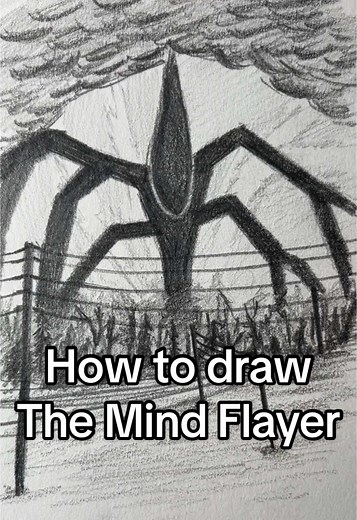 How to Draw The Mind Flayer from Stranger Things