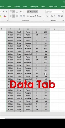 Excel madhe filter vaprun data fast kasa search karaycha? #shorts