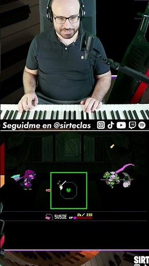 Deltarune - Gerson Fight piano controller #piano #deltarune #shorts