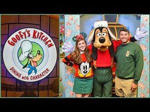 NEW Goofy's Kitchen Holiday Dinner! Buffet Character Dining at Disneyland Hotel