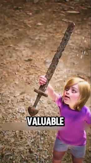 8 Year Old Girl Finds 1,000 Year Old Sword Hidden Under a Lake 😳