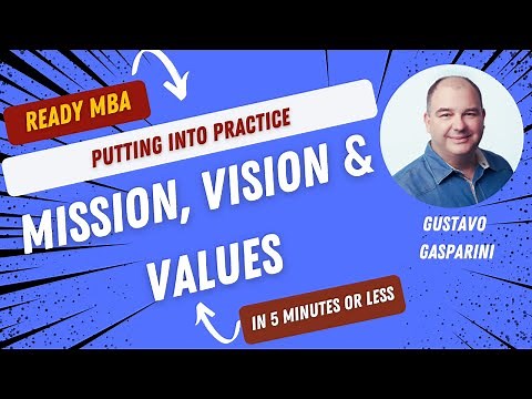 Strategy Management - Mission, Vision, and Values in Action (Video #44)