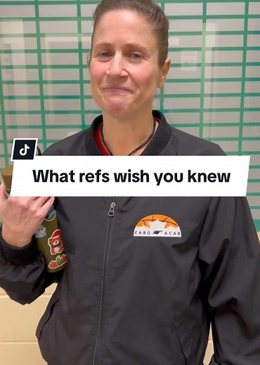 We are only human at the end of the day 🤷🏽‍♀️ #RefsArePeopleToo