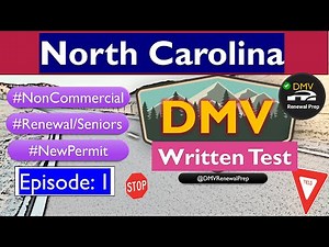 NC DMV Practice Test 2023 Permit & Renewal Seniors Test