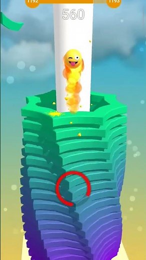 Stack Ball Fast Gameplay #stackviral #stackgame