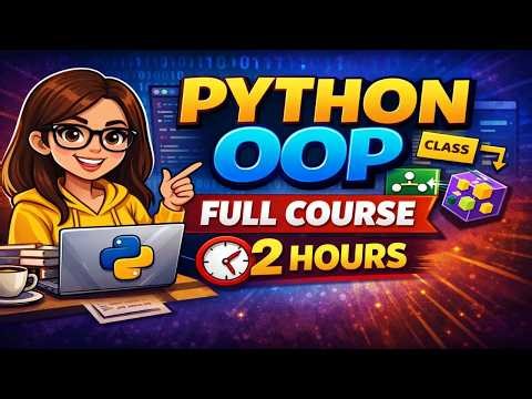 Python OOP Full Course in 2 Hours 🔥 | شرح البرمجة الكائنية بالكامل بالعربي