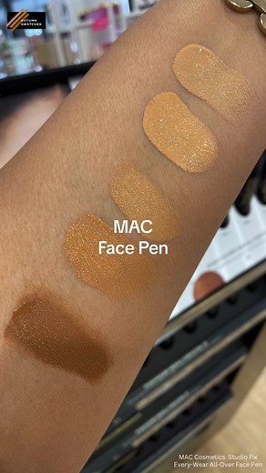 MAC | Studio Fix Everywear Allover Face Pen - NC40, NC42, NC44, NC45, NC50 https://go.shopmy.us/p-1774999 Visit http://autumnswatches.com to view and search more makeup swatches! #maccosmetics #macfoundation #NC45 #NC50