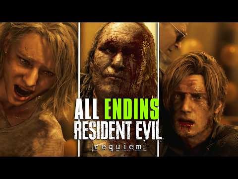 Resident Evil 9 Requiem All Endings + Secret Final Scene Good, Worst Ending Release or Destroy Elpis