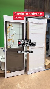 Aluminium Bathroom Doors 350,000shs – Durable Aluminium Bathroom Door