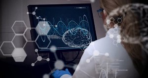 Animation Science Data Processing Over Female Stock Footage Video (100% Royalty-free) 1100793447 | Shutterstock