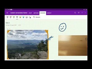 OneNote Android App mit Stift: So fügt man Bilder und Fotos ein.