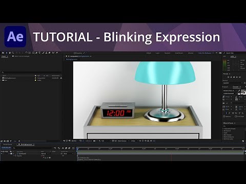After Effects Tutorial - Blinking Expression