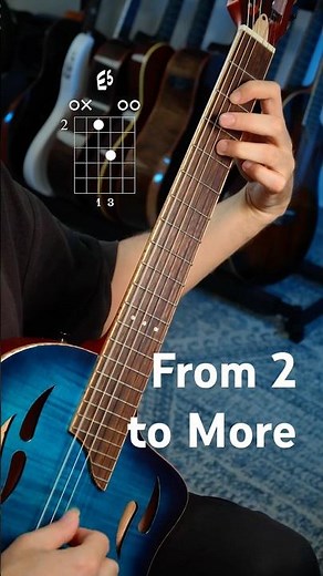 How to turn 2 chords into many #guitarchords
