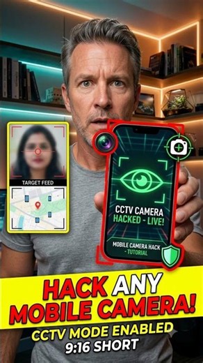 Turn Your Phone Into a CCTV Camera Instantly! 📱🔒 #viral #trending #technology