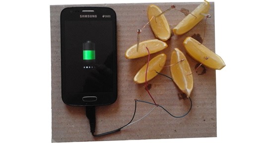 How to charge your smartphone with a DIY lemon battery | Simple science experiment