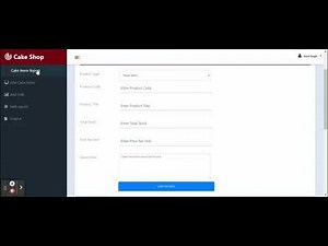 Cake Shop Management System Project on AngularJS, NodeJS and MySQL