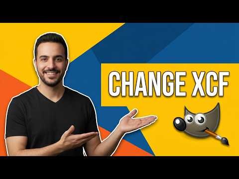 How To Change XCF In GIMP (Easy Export Guide)