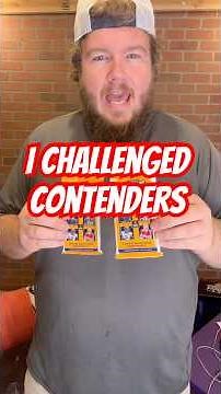 I CHALLENGED CONTENDERS #packopening #sportscards #productreview #boxopening #sports