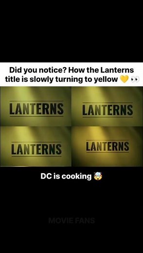 Did You Notice? The Lanterns Title is slowly Turning to Yellow #shorts #lanterns #dc