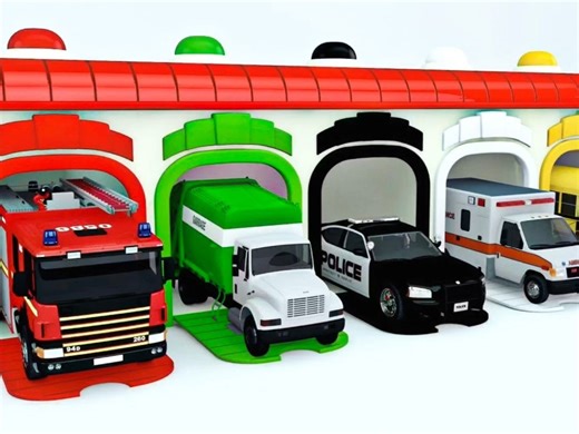 学习认识各种车辆，中英双语